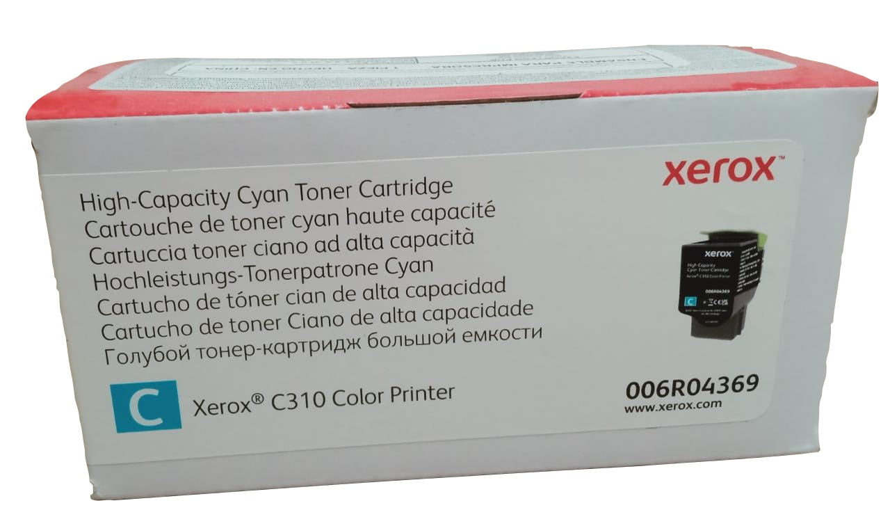 XEROX 006R04369 TONER CYAN ALTA CAPACIDAD 5.5K - XEROX 006R04369 TONER CYAN ALTA CAPACIDAD 5.5K -